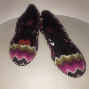 NWT Missoni Target Classic Print Flats